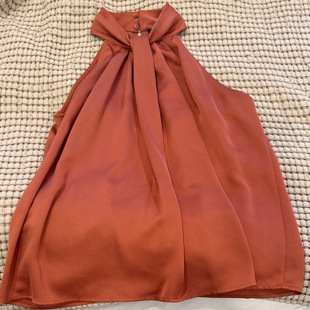 Ann Taylor Terracotta Halter Top